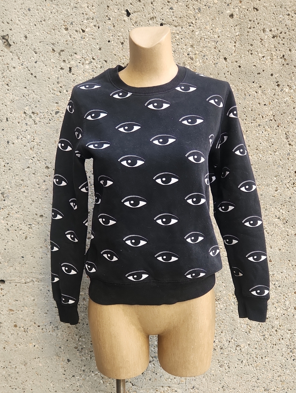 Kenzo Black Eye Motif Crewneck Sweatshirt